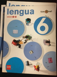 Medium lengua 6  primaria trimestres timonel sm el giralibro